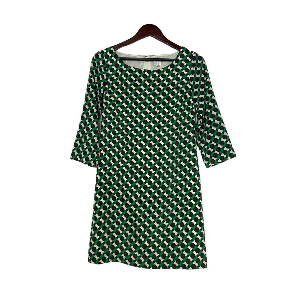 Shift Dress Womens Old Navy Polka Dot Dress Green - Picture 15 of 16